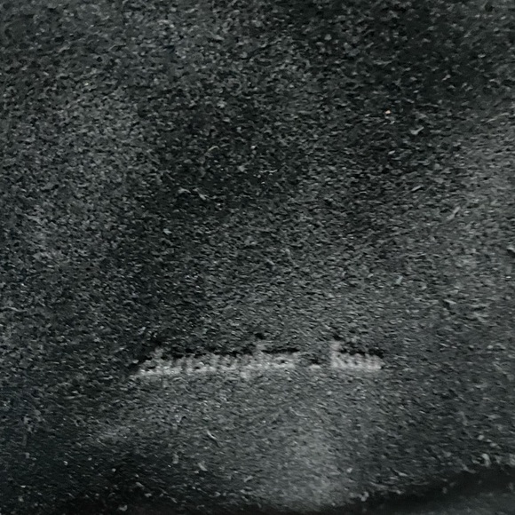 Christopher Kon black suede shoulder bag. Made in Montréal - Picture 5 of 7